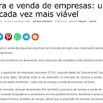 Compra e venda de empresas: uma sada cada vez mais vivel